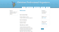 Desktop Screenshot of christianprofessionalorganizers.com